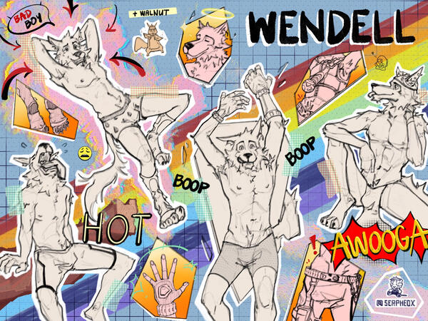 [2024, 06-07] Fortnite Wendell - Sketch Page